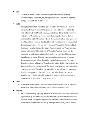 Crim Pro 2022- Before Class Notes - Warrantless Entries & Searches Of ...