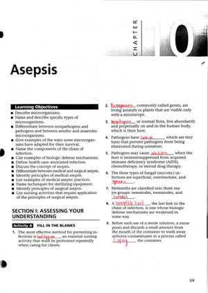 FUND1 ch. 11 nclex questions - Chapter 11 NCLEX Questions A nurse is ...