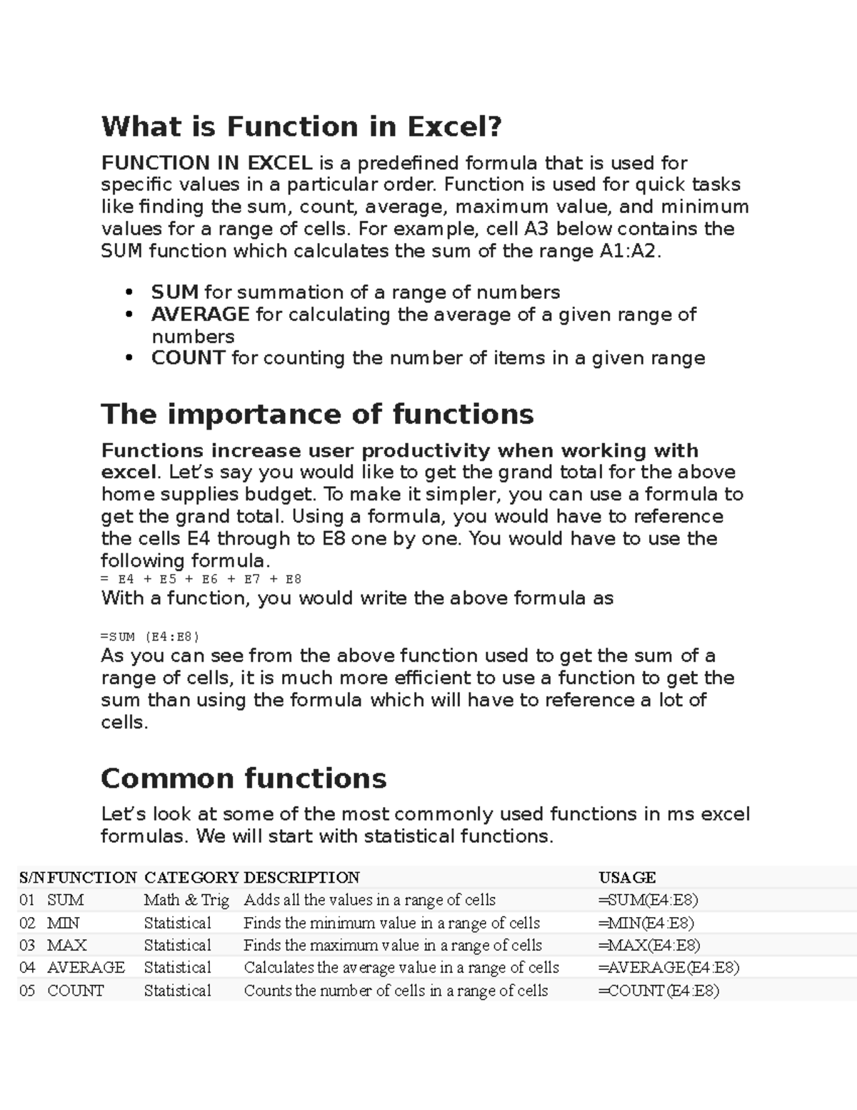 excel-functions-notes-what-is-function-in-excel-function-in-excel-is