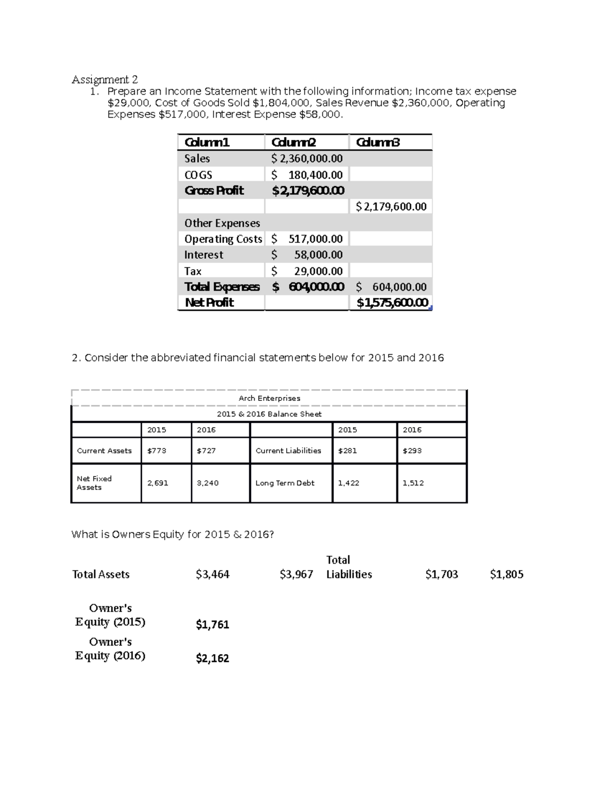 assignment of income tax