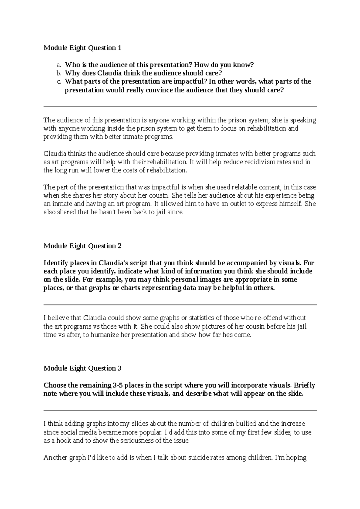 Melissa Burdick SCS 200 Applied Social Sciences - Module Eight Question ...