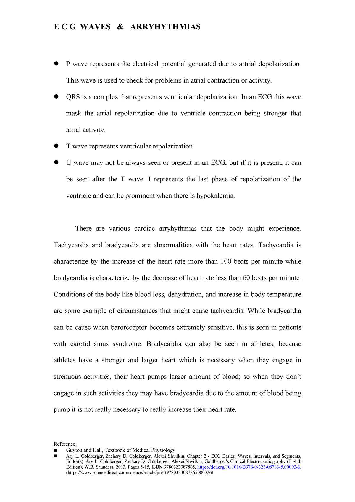 ecg-waves-and-arrythymia-e-c-g-waves-arryhythmias-reference-guyton