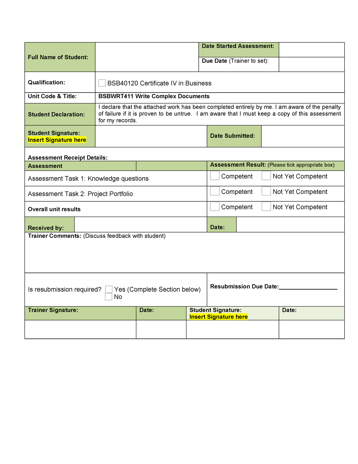 Task 1 Knowledge Question - Full Name of Student: Date Started ...