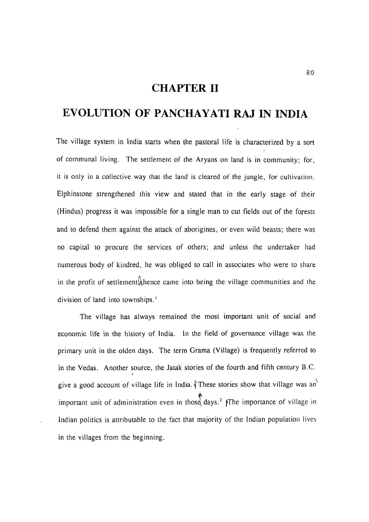 07 Chapter 2 - Lecture Notes 1-25 - CHAPTER II EVOLUTION OF PANCHAYATI ...