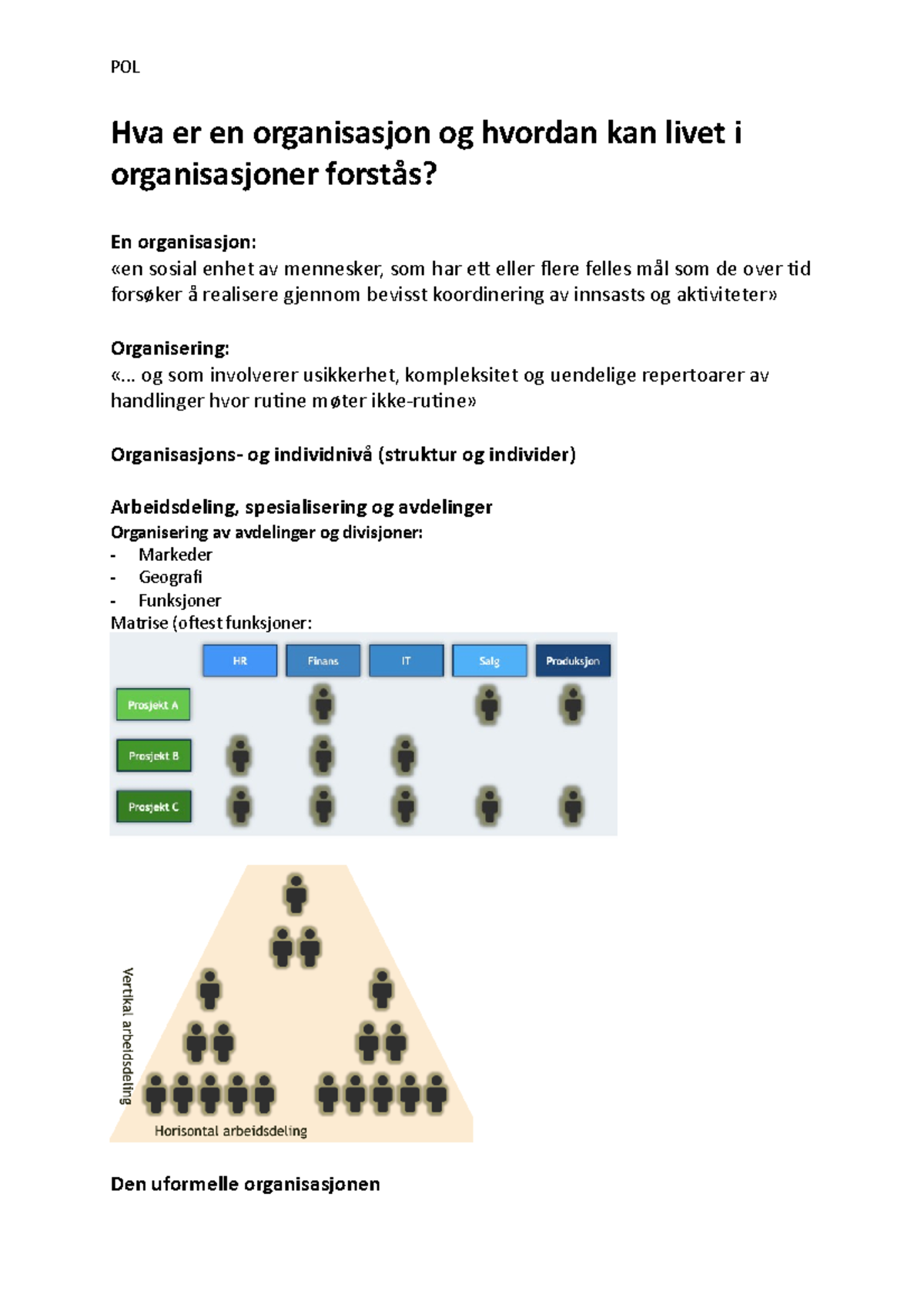 11 Hva Er En Organisasjon - POL Hva Er En Organisasjon Og Hvordan Kan ...