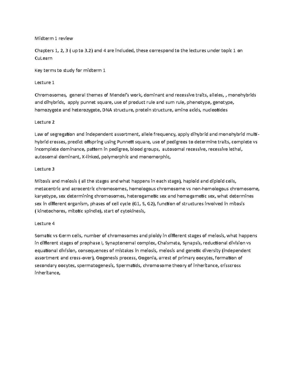 Midterm 1 2020, questions and answers - Midterm 1 review Chapters 1, 2 ...