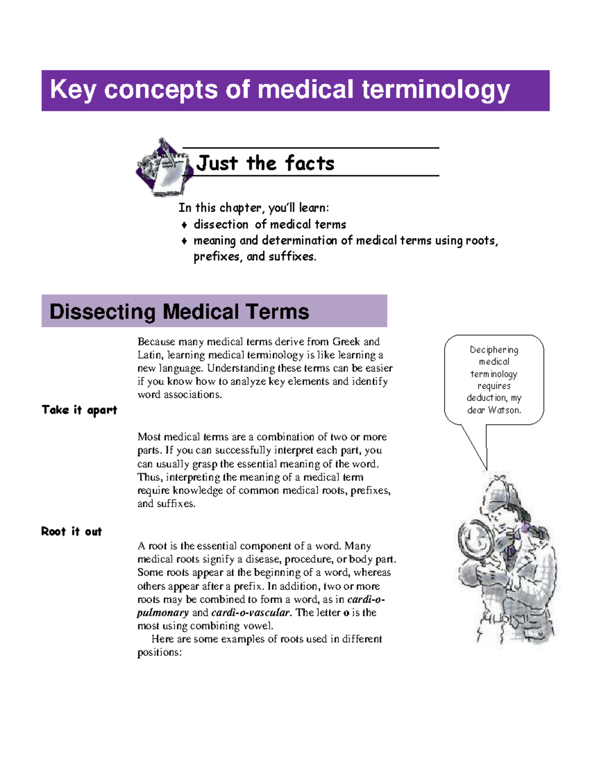 EMS Trainee Resource 1 Medical Teminology - In this chapter, you’ll ...