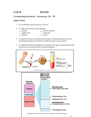 Bio 267 Lab Exercises - Dr. Sampson - Lab 1 The Language Of Anatomy 