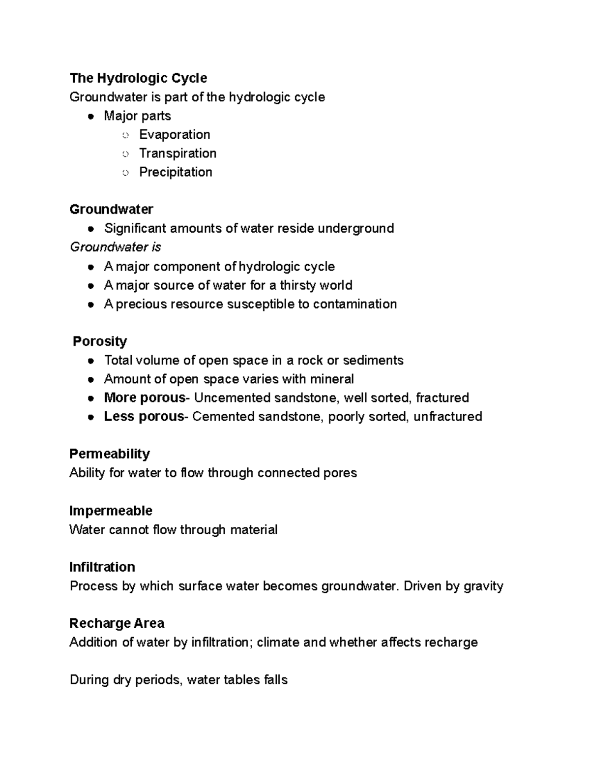 notes-81-the-hydrologic-cycle-groundwater-is-part-of-the-hydrologic