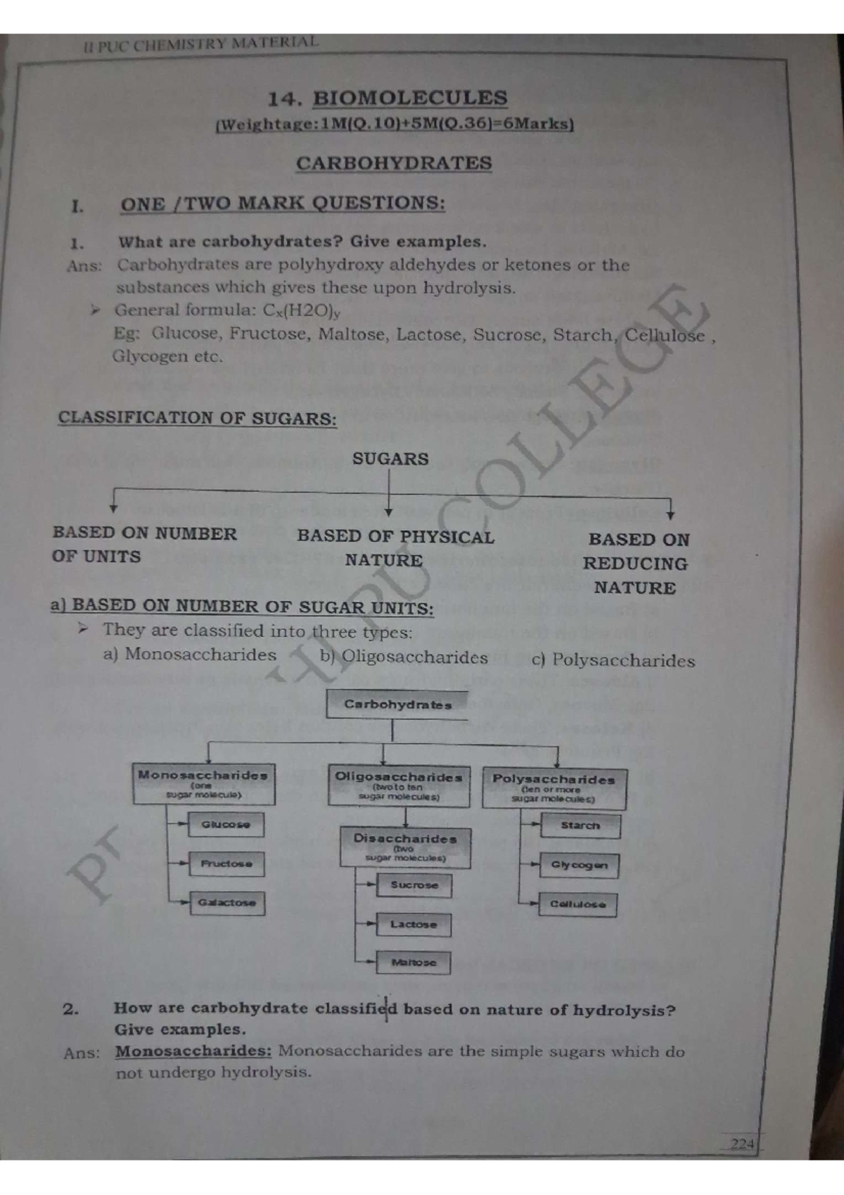 Biomolecules reference material Biology for engineers Studocu