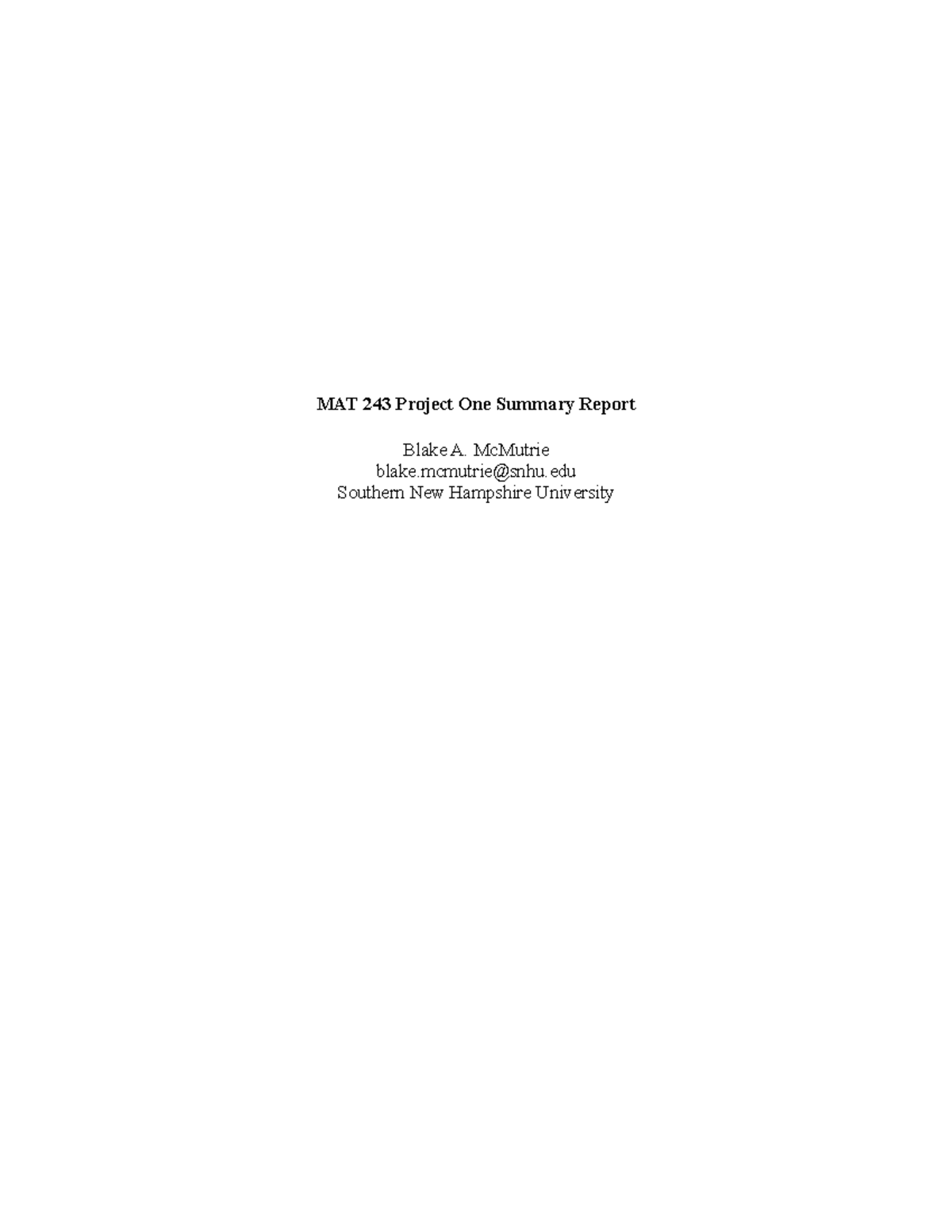 mat-243-project-one-summary-report-mat-243-project-one-summary-report