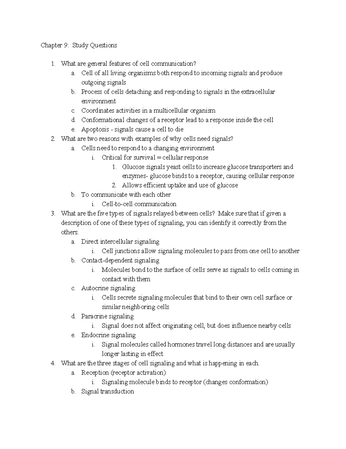 Chapter 9 Midterm Questions - Chapter 9: Study Questions What are ...