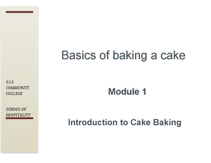 Prodmngnt - FOOD AND BEVERAGE PRODUCTION (GROUP NOTES) INTRODUCTION TO ...