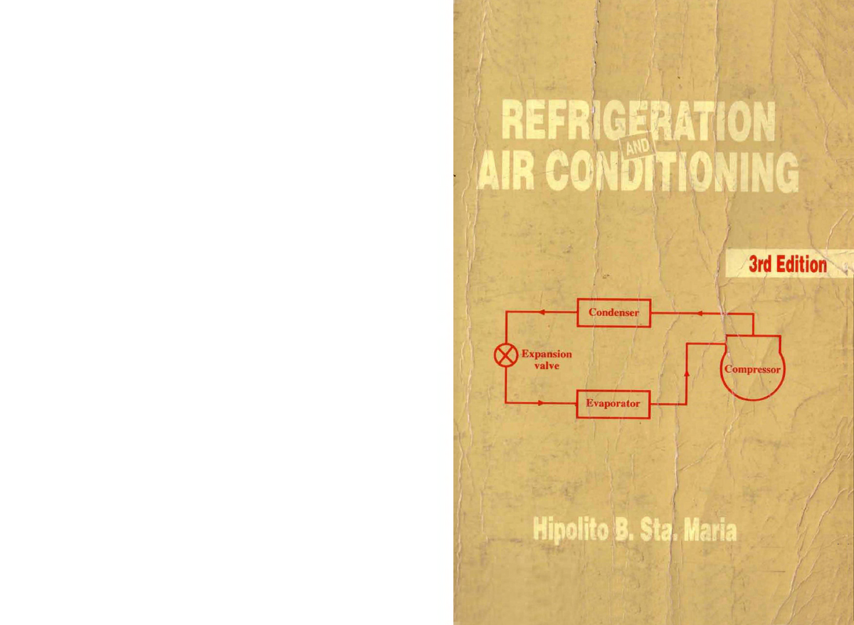 Refrigeration and Air Conditioning C"? 'E 1&1 e