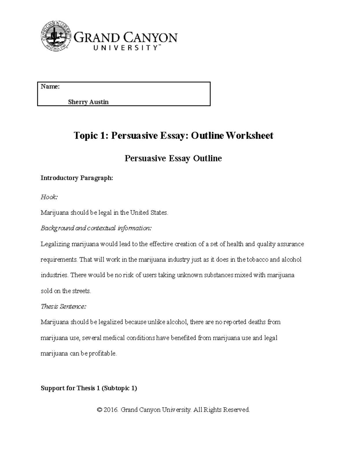 topic 4 persuasive essay outline worksheet