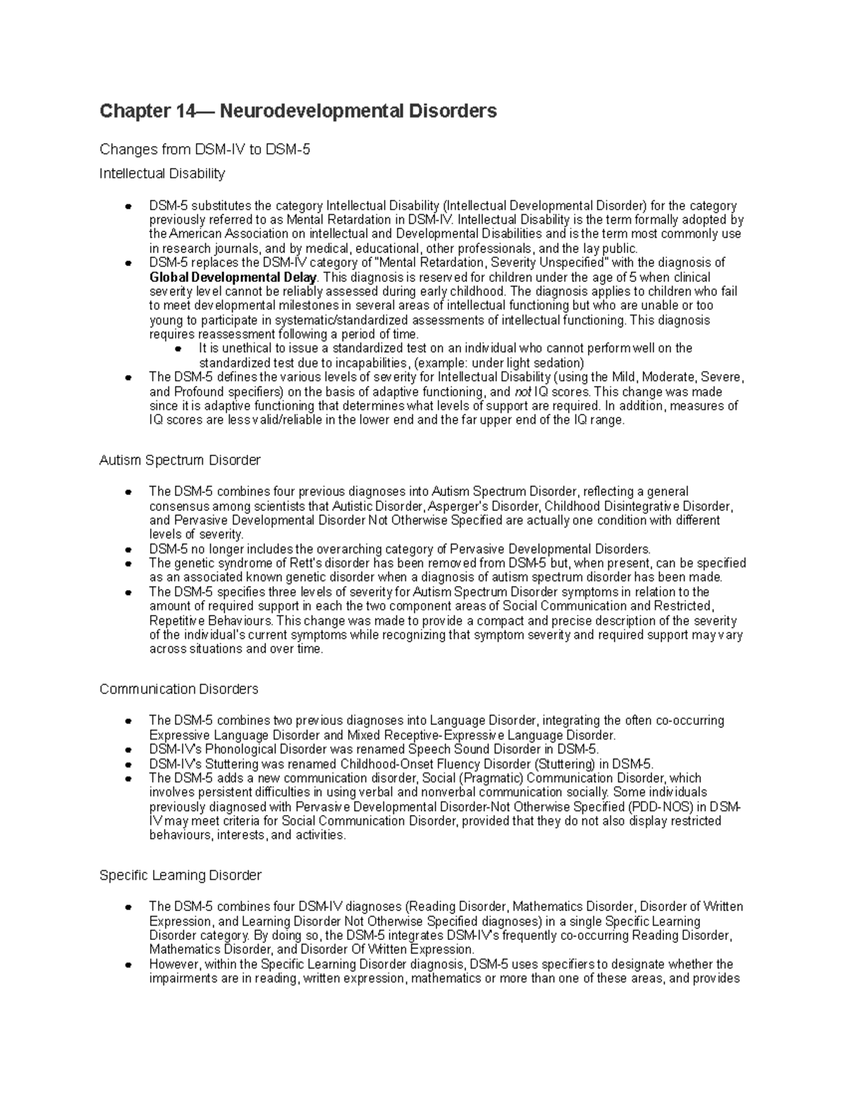 13. Chapter 14— Neurodevelopmental Disorders - Chapter 14 ...