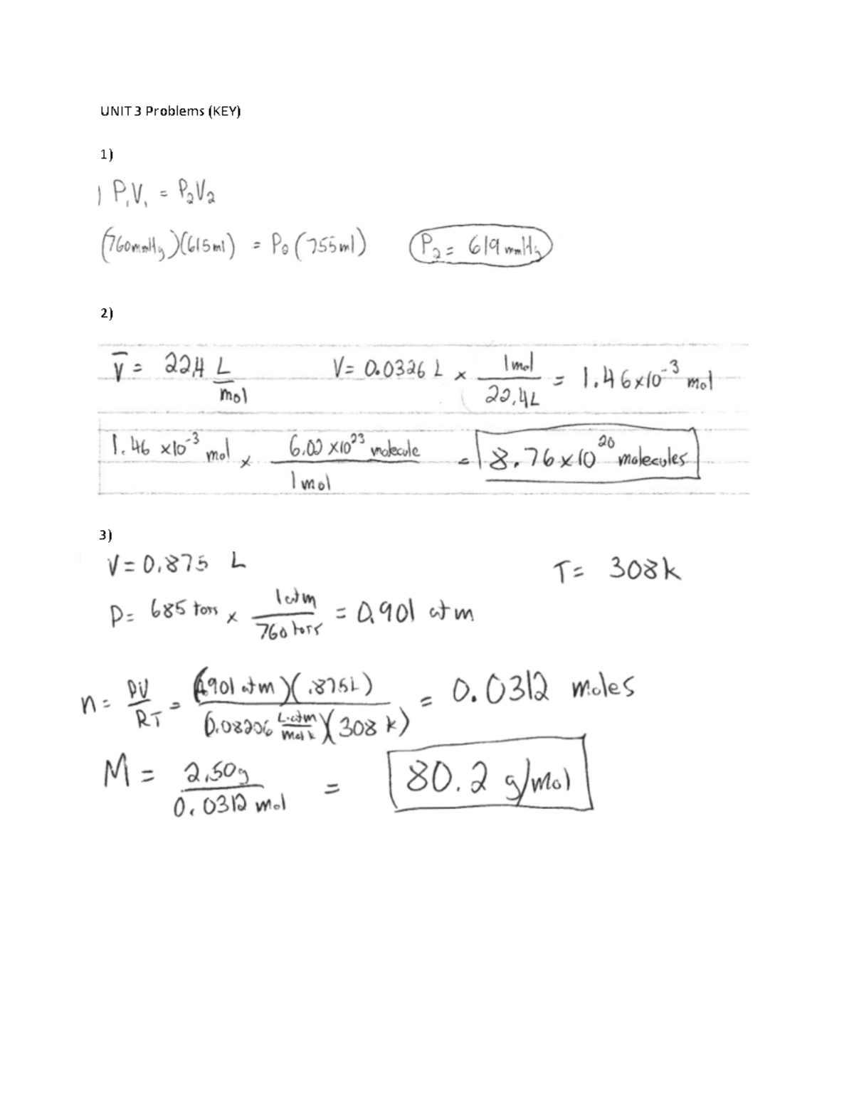 unit 3 lesson 11 practice problems answer key