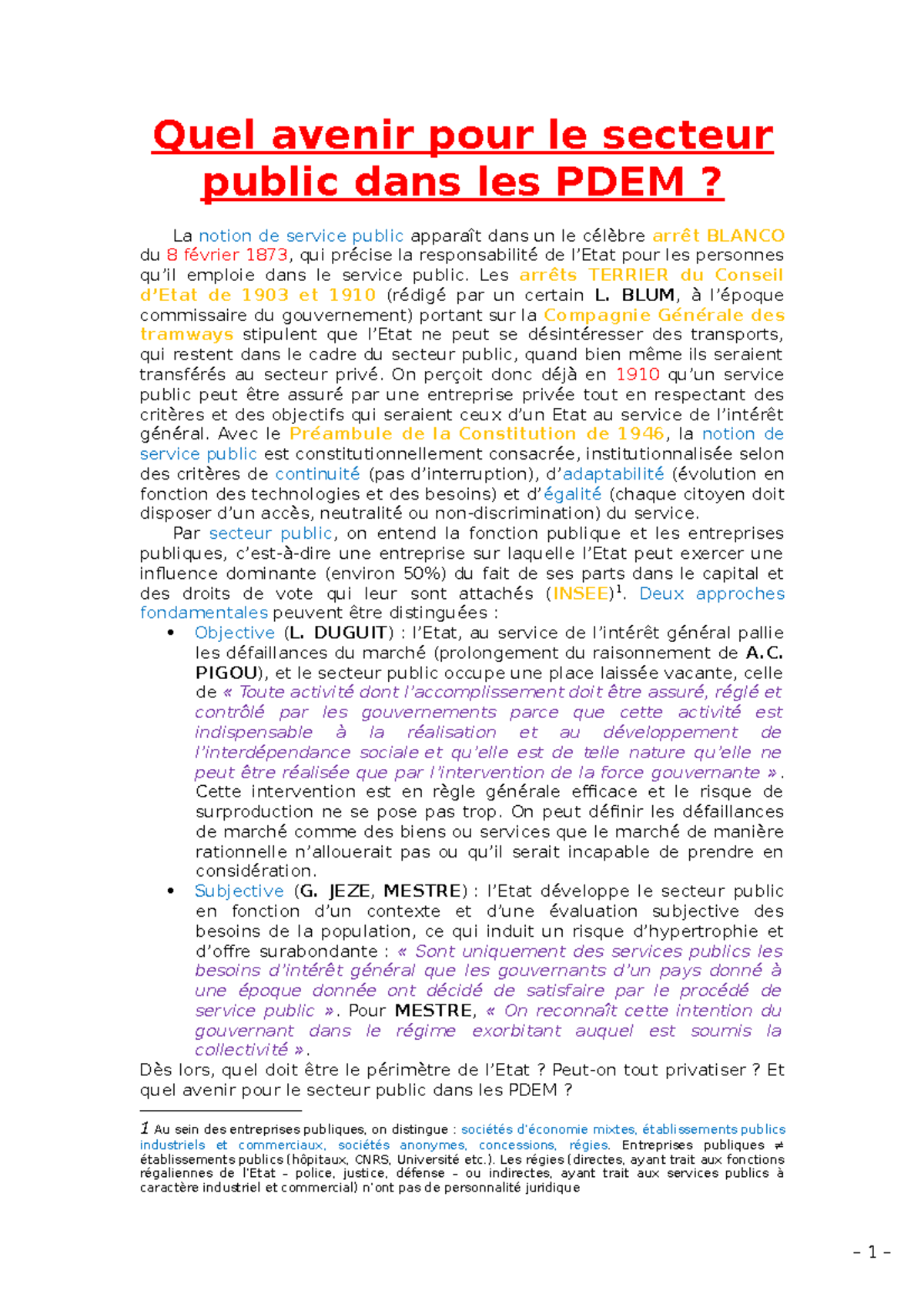 Quel avenir pour le secteur public dans les PDEM - Macro Economy - EM ...