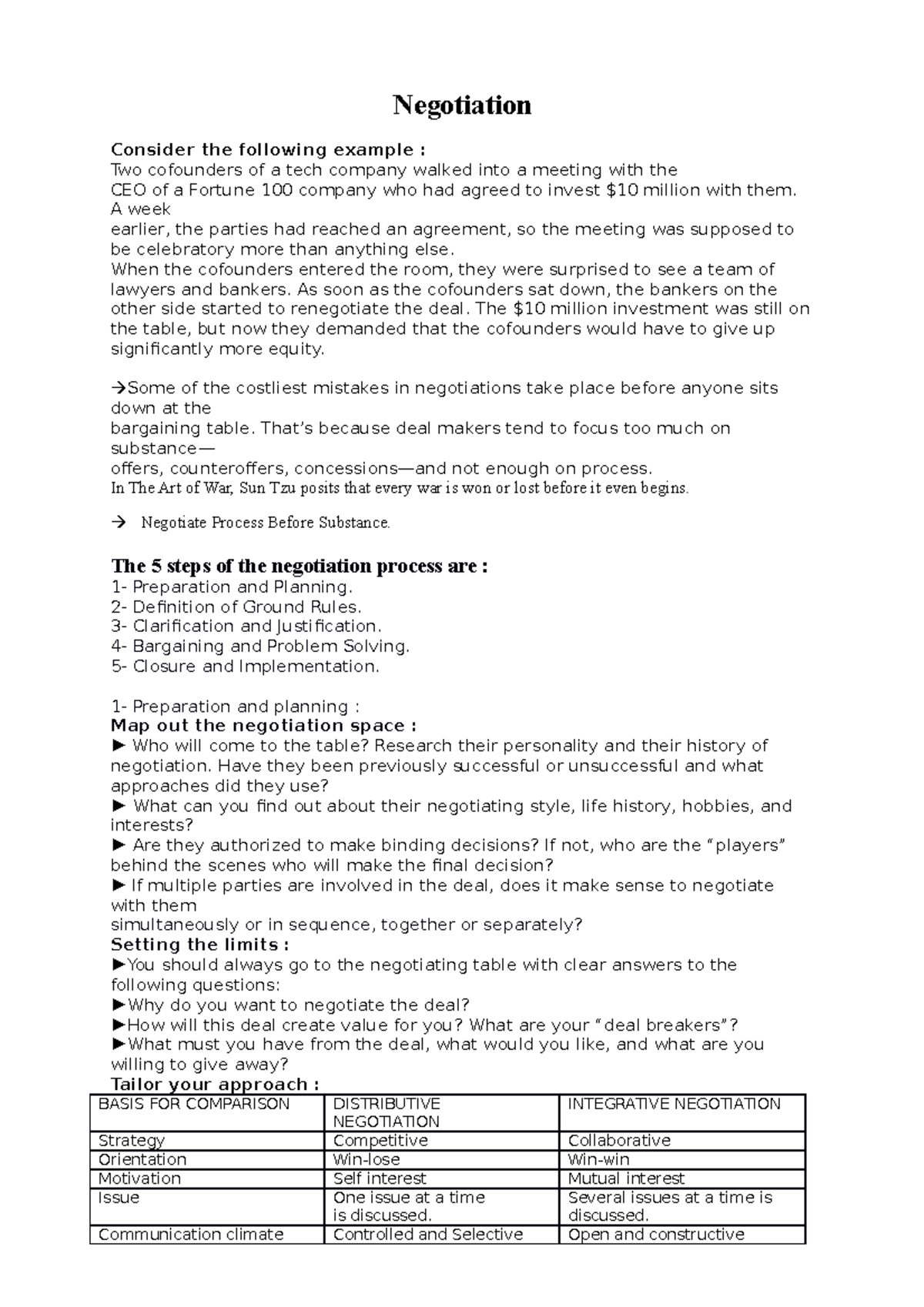 Lesson-3-negociations - Negotiation Consider the following example ...
