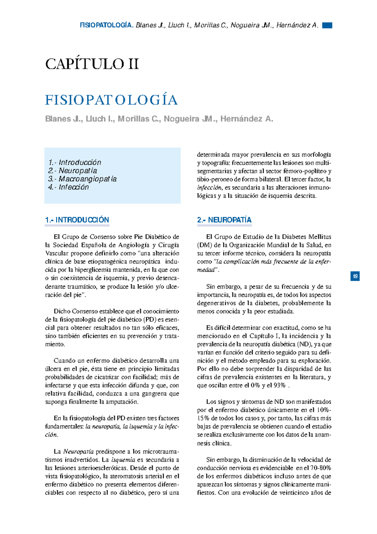 Capitulo 2 pie diabetico 1. INTRODUCCIÓN El Grupo de Consenso