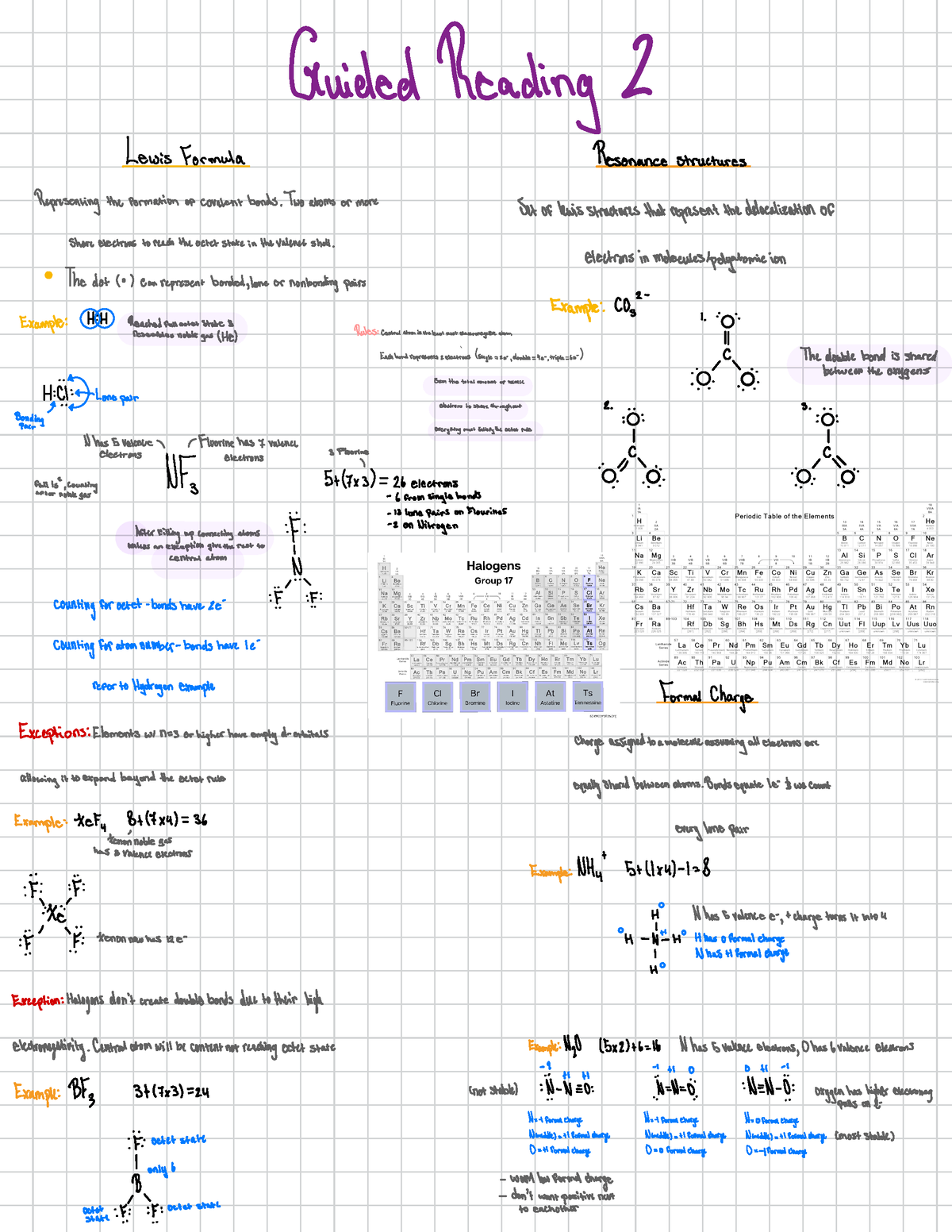 Lectures - Winter Chem 1040 Rick Delaat - Guided Reading 2 . Lewis ...