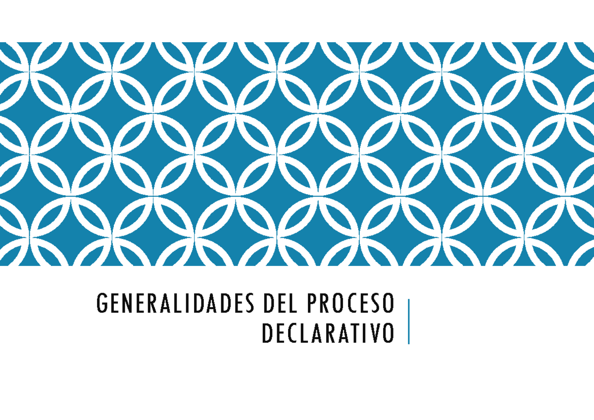 Generalidades del proceso ejecutivo - GENERALIDADES DEL PROCESO
