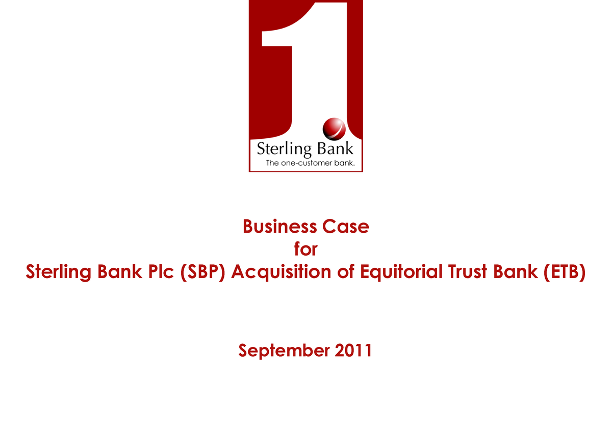 20 Sterling-Bank-and-ETB-Business-Case Final - Business Case For ...