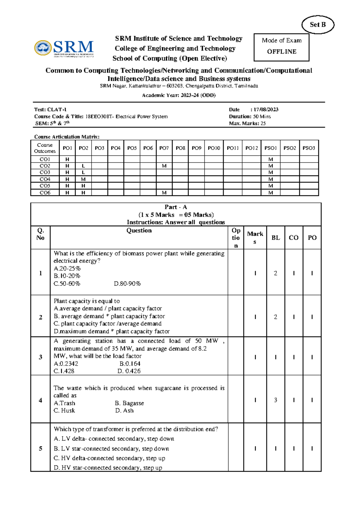 1 - Important pdf - SRM Institute of Science and Technology College of ...
