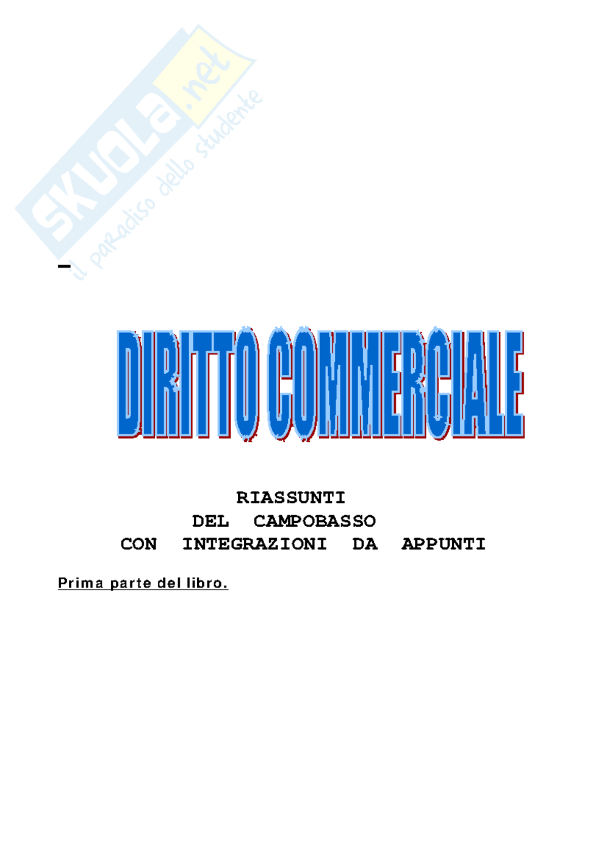 Diritto Commerciale Campobasso Riassunto 4 - RIASSUNTI DEL CAMPOBASSO ...