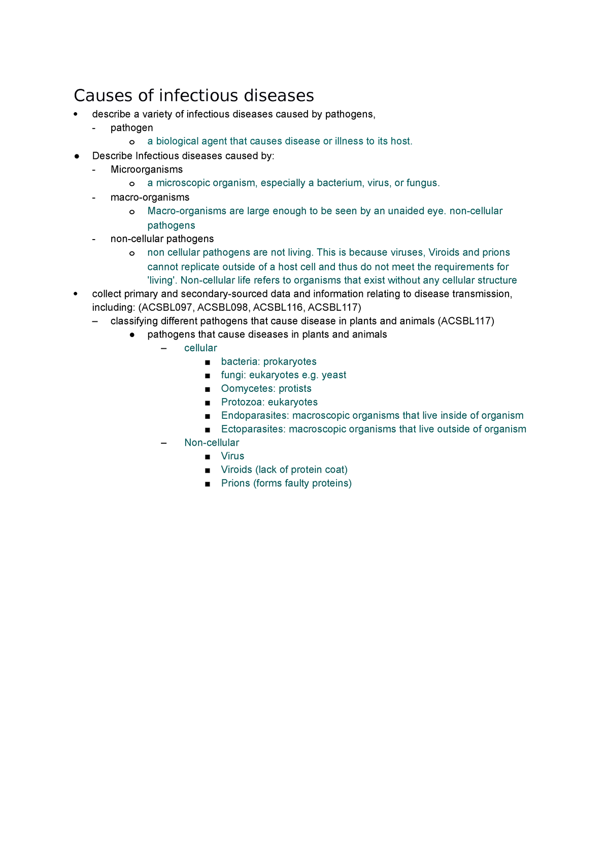 different types of infectious diseases essay