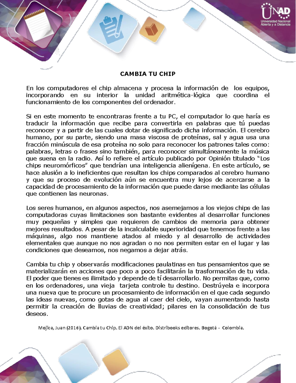 Cambiatu chip - no aplica - CAMBIA TU CHIP En los computadores el chip ...