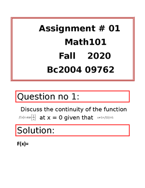 Fall 2020 CS101 3 - q/aa - Introduction to Computing (CS101) Assignment ...