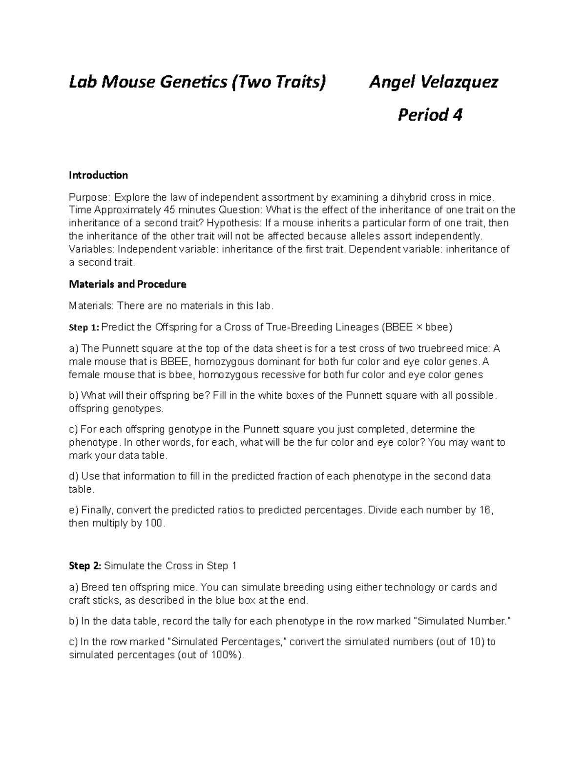 Lab Mouse 2 Una pequena ayuda Lab Mouse (Two