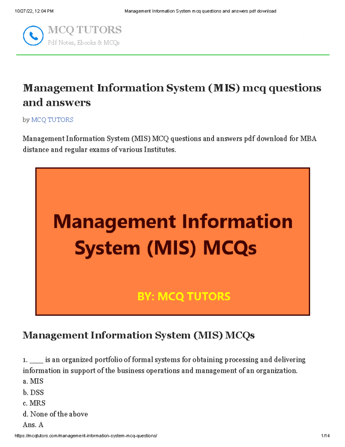 management information system symbiosis assignment