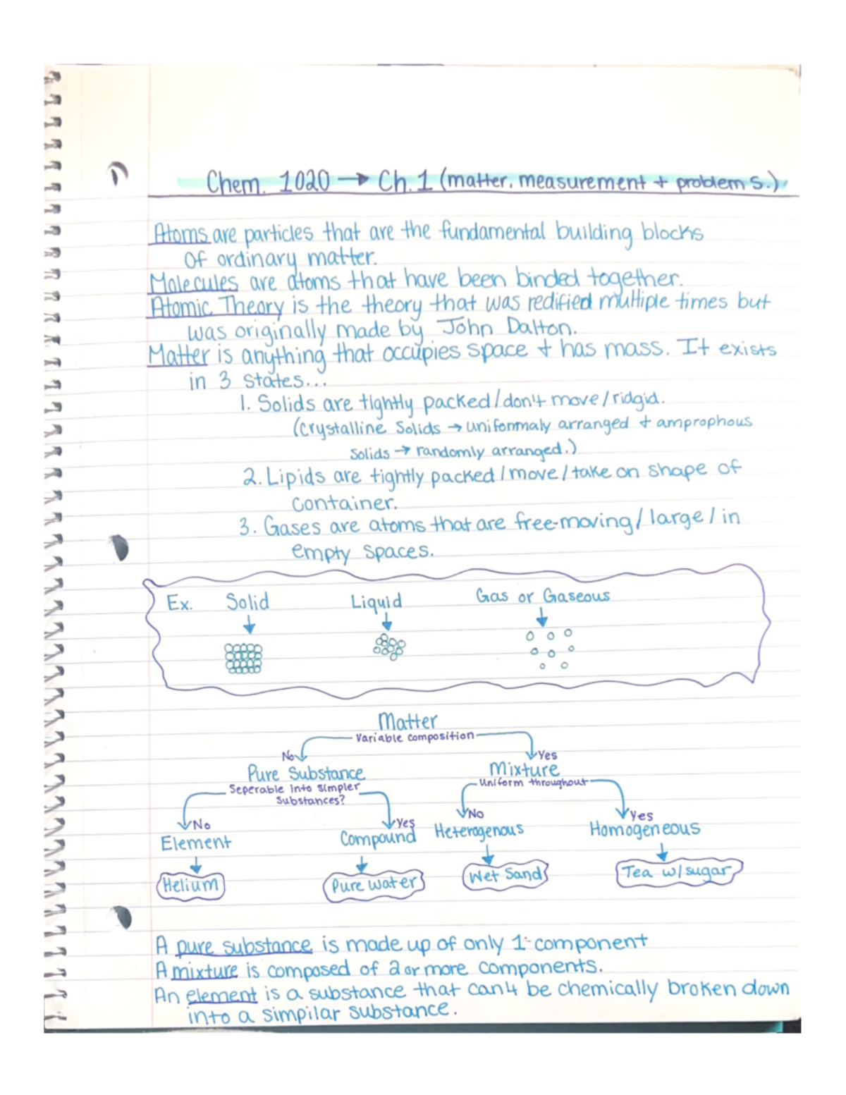 UWYO General Chemistry 1020 (Dr. Anderson) Ch. 1 - CHEM 1020 - Studocu