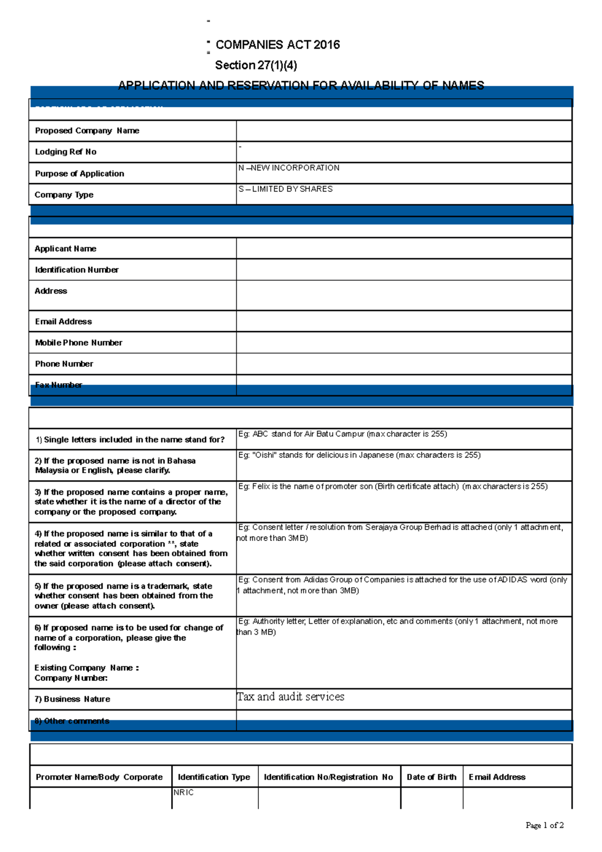 Section 27 CA - Company Law I - MMU - Studocu