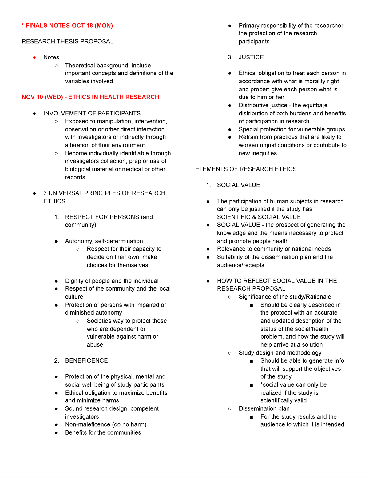 🔴F1- Intro TO Research Notes - * FINALS NOTES-OCT 18 (MON) RESEARCH ...