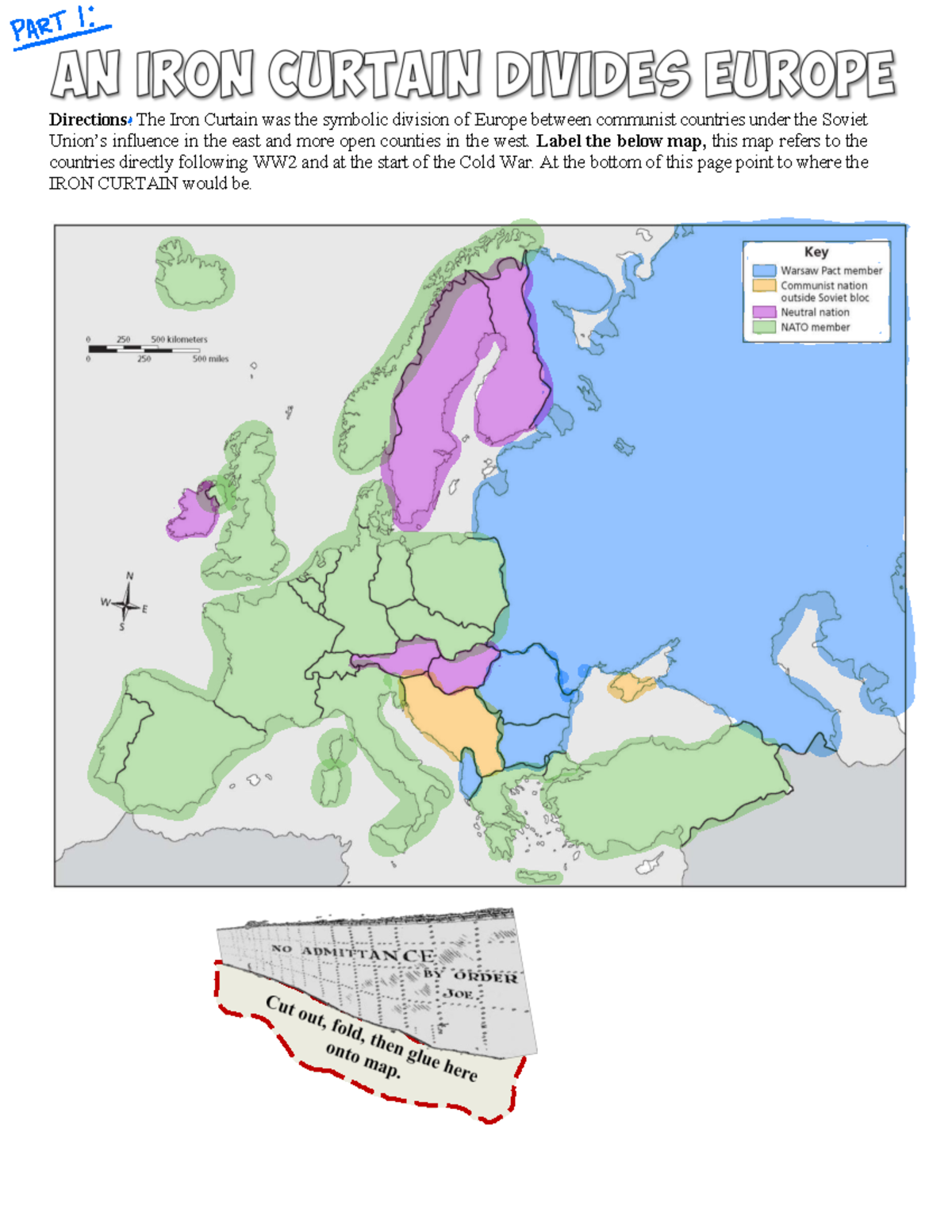 HUSH COLD War Graphic Organizers- Parts 1 2 - Directions: The Iron ...
