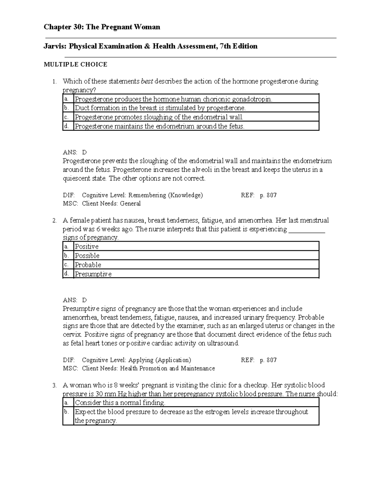 Copy of c30 - Multiple-choice practice questions with answers and ...