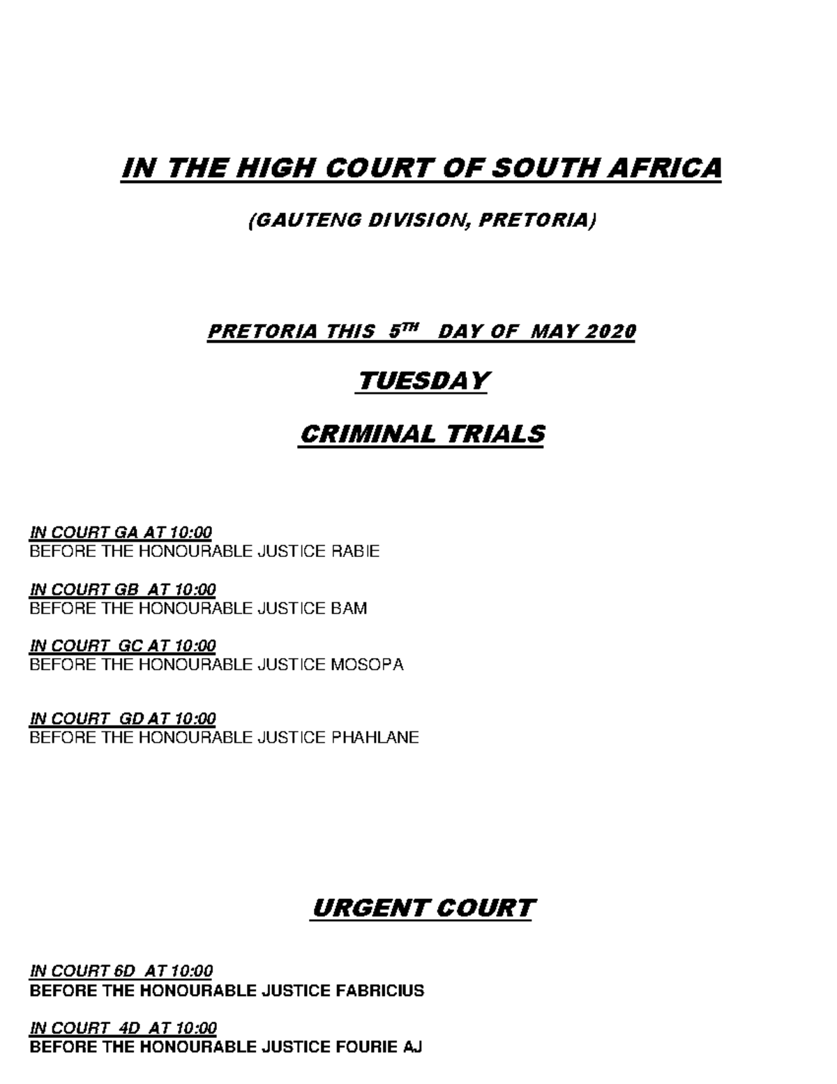 gauteng-high-court-pretoria-day-roll-05-may-2020-in-the-high-court-of