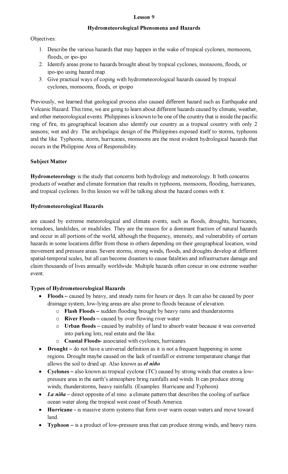 9-hydrometeorlogical-hazard-lesson-9-hydrometeorological-phenomena