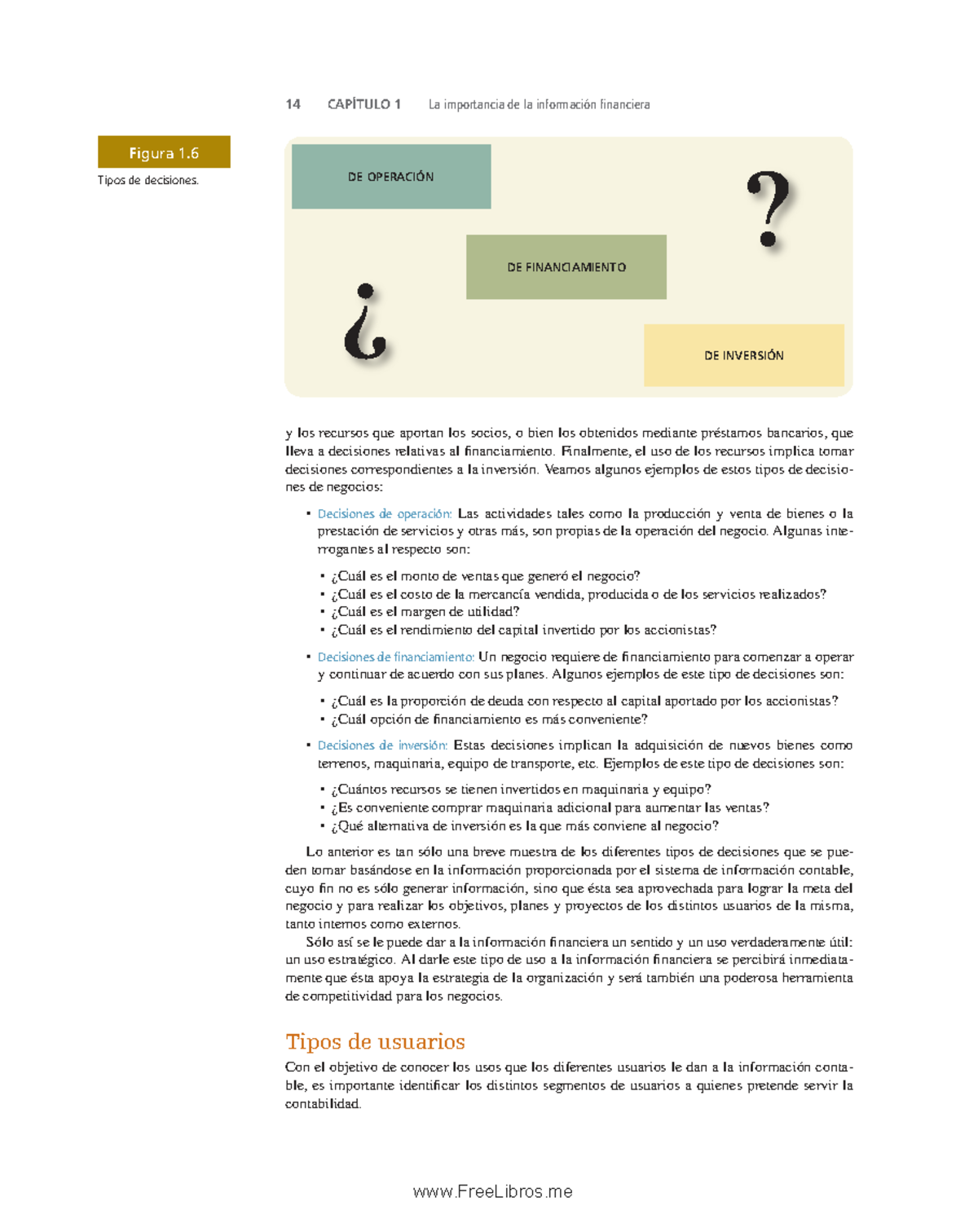 contabilidad financiera - 14 CAPÍTULO 1 La importancia de la ...