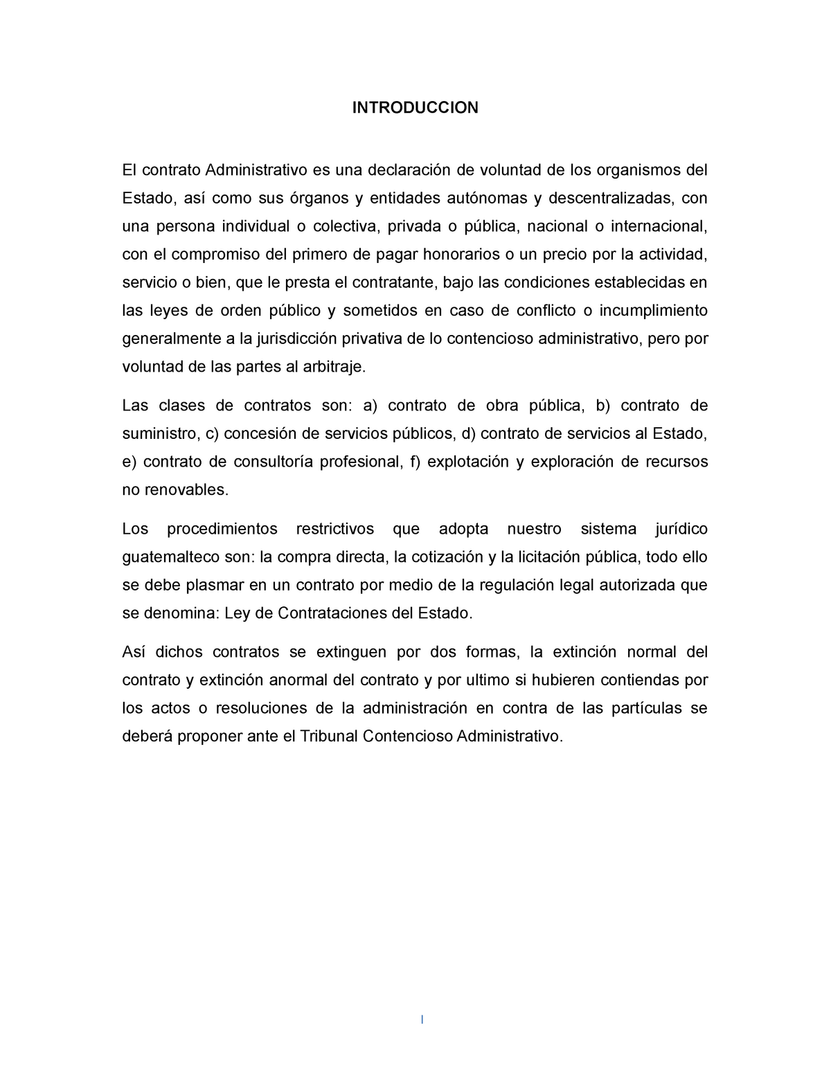 Los Contratos Administrativos Introduccion El Contrato Administrativo Es Una Declaración De 2004