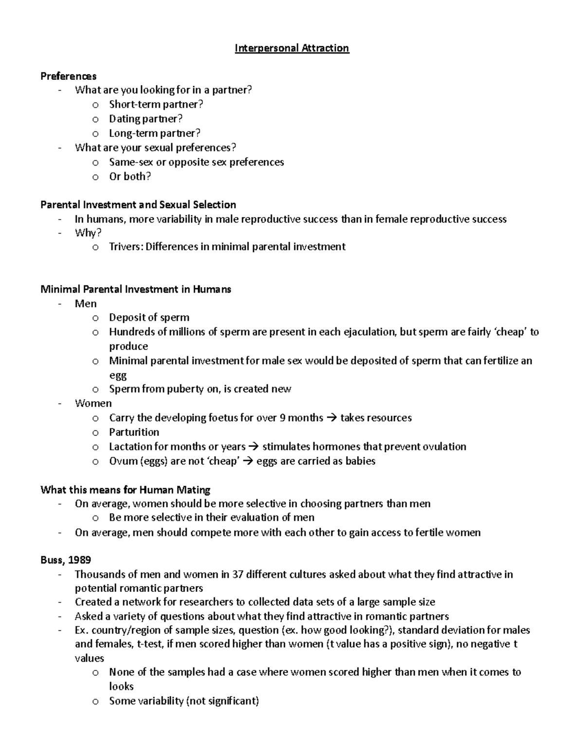 Psych 3724 Week 6 - Lecture notes, reading key points summarized, and ...