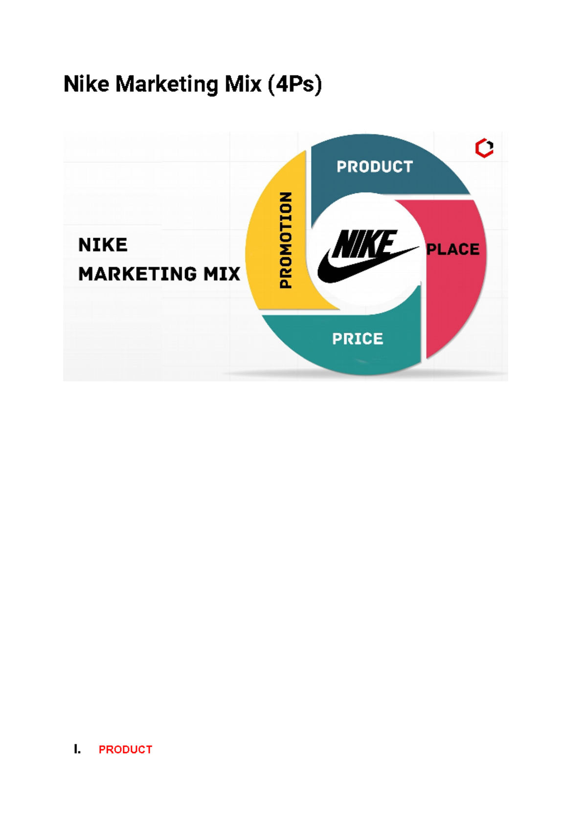 What Is Nike S Marketing Mix