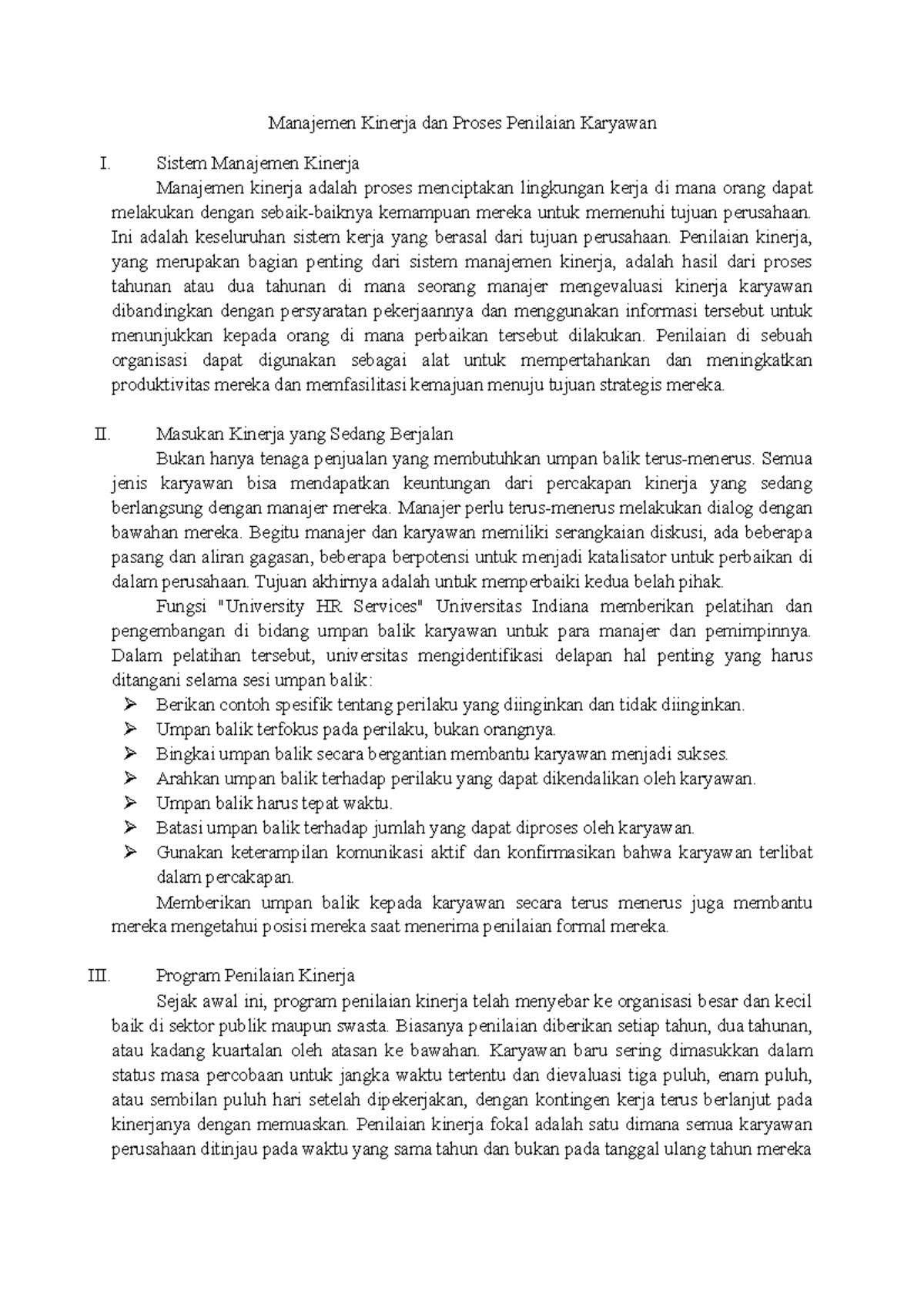 Chapter 8 MSDM (Manajemen Kinerja dan Proses Penilaian Kinerja Karyawan ...