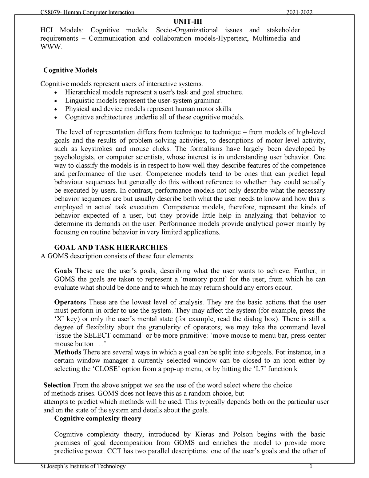 models-and-theories-of-hci-unit-iii-hci-models-cognitive-models