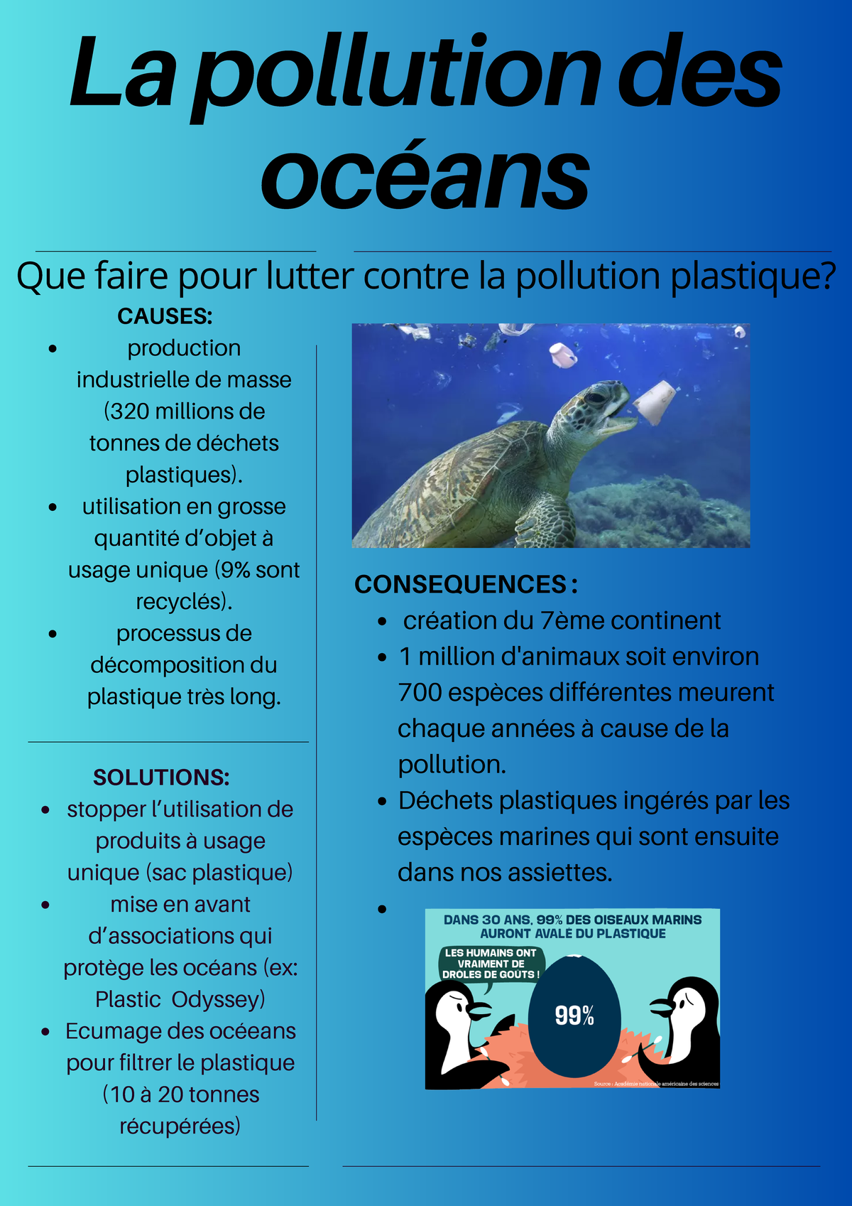 pollution des océans - La pollution des océans CAUSES: production ...