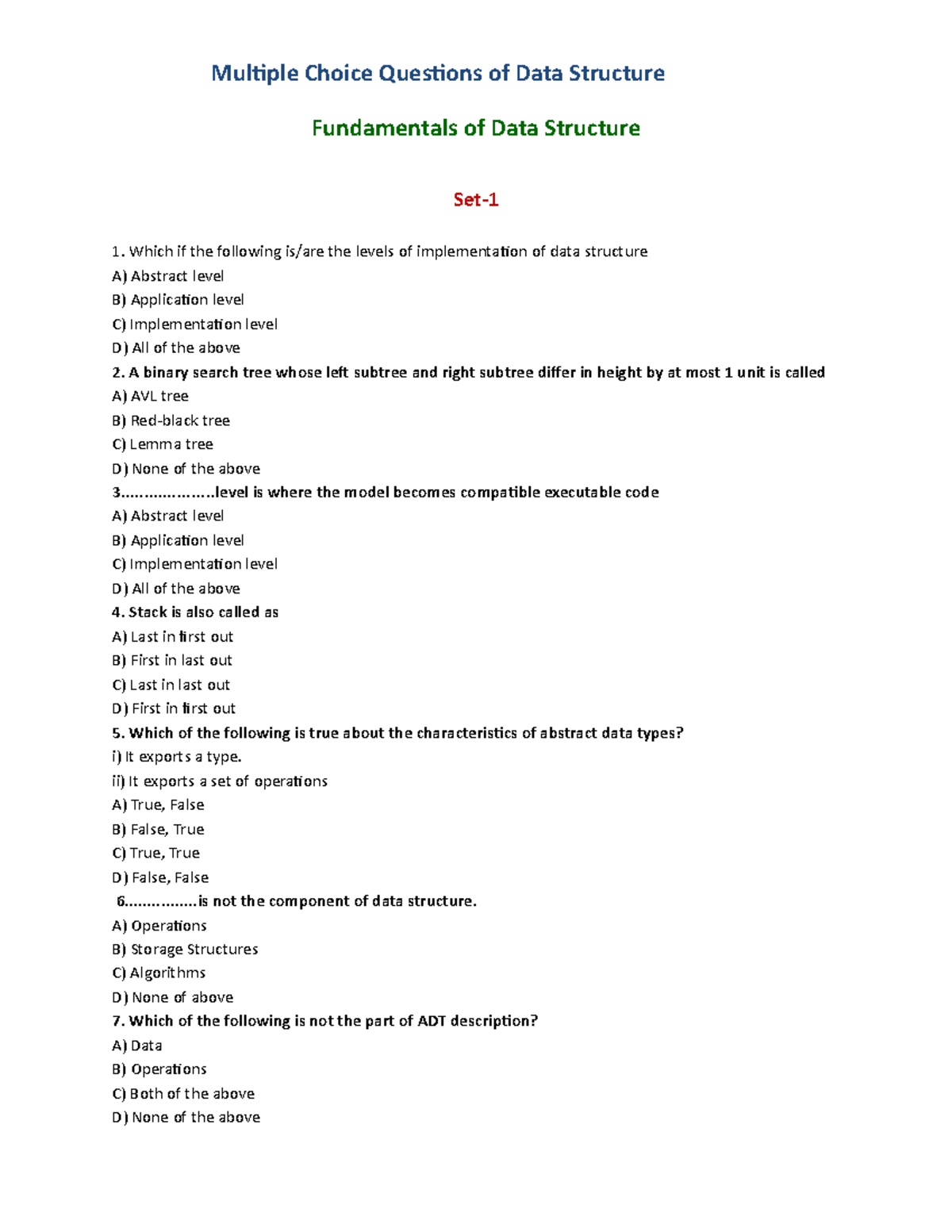 data-structure-quiz-data-quiz-fundamentals-of-data-structure-set