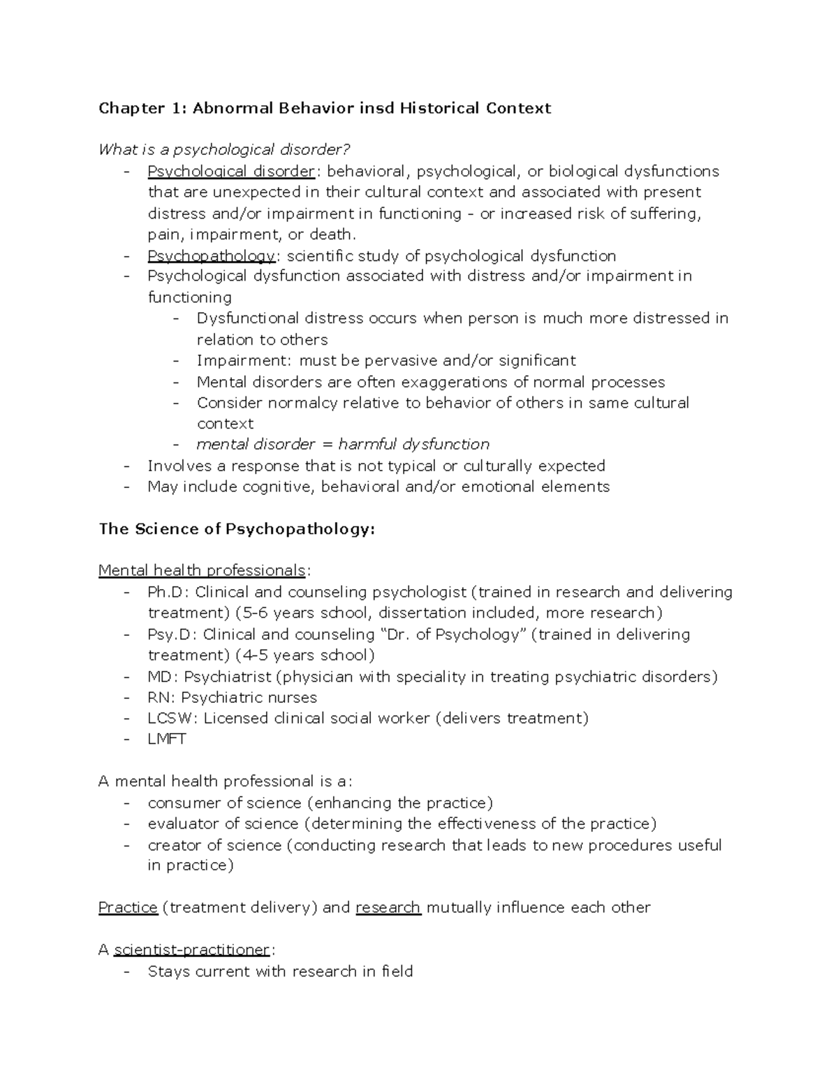 abnormal-psych-ch-1-lecture-notes-lecture-1-chapter-1-abnormal